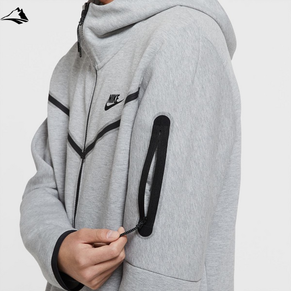 Кофта чоловічі Nike Tech Fleece Hoodie, сірий, M CU4489-063 фото