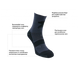 Шкарпетки трекінгові “Trekking Duo Short”, чорний, 38-40 2000111529 фото 2