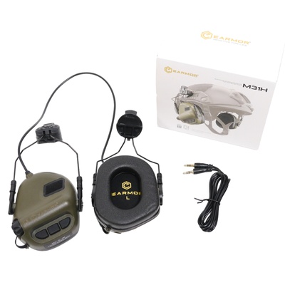 Тактичні навушники EARMOR M31Н з кріпленням, мультиколір, універсальний 7026 фото