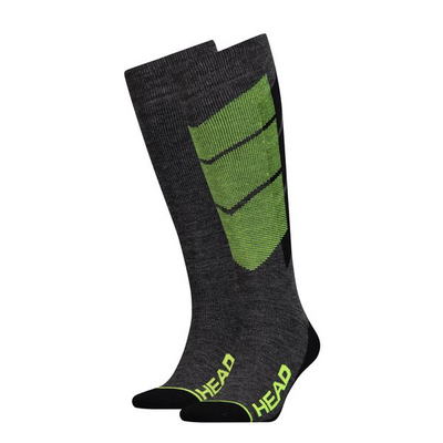 Шкарпетки Head Unisex Ski Kneehigh 2-pack, сірий, S Ч100000542 фото