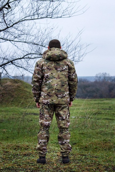 Зимняя военная куртка Soft Shel (софтшел), S, Мультикам FS1364715 фото