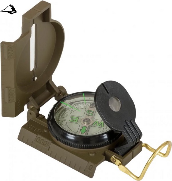 Компас Highlander Heavy Duty Folding Compass, оливковый, универсальный SVA929611 фото