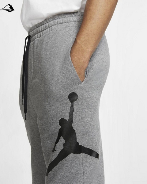 Штани чоловічі Jordan Jumpman Logo Fleece Pant, сірий, L BQ8646-091 фото