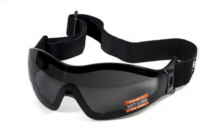 Очки защитные с уплотнителем Global Vision Z-33 (gray) Anti-Fog, черные 1З33-20 фото
