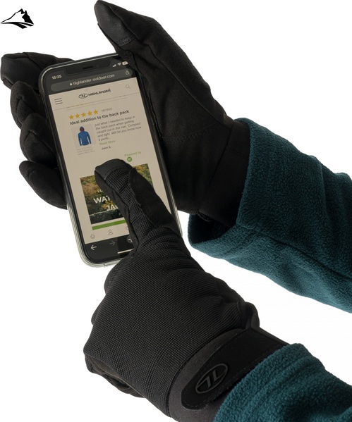 Рукавички водонепроникні Highlander Aqua-Tac Waterproof Gloves Black M (GL095-BK-M) SVA930527 фото