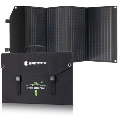 Портативний зарядний пристрій сонячна панель Bresser Mobile Solar Charger 120 Watt USB DC (3810070) SVA930152 фото