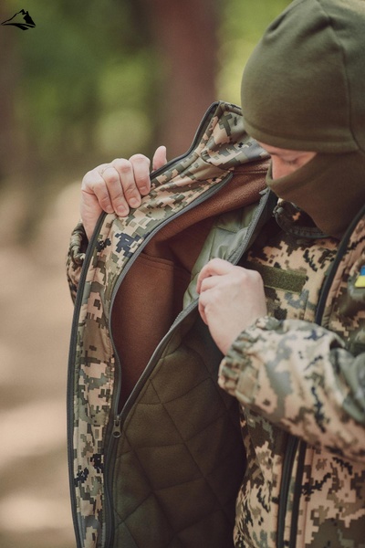 Зимняя военная куртка Soft Shel (софтшел), S, Пиксель FS1362955 фото