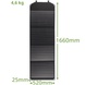 Портативний зарядний пристрій сонячна панель Bresser Mobile Solar Charger 120 Watt USB DC (3810070) SVA930152 фото 4