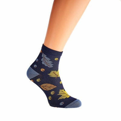 Шкарпетки гладкі жіночі, ТМ "Leostep", темно-синій, 35-37 4000111525 фото