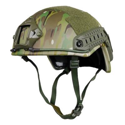 Шлем FAST Future Assault Shell Helmet NIJ IIIA с улучшенными вставками, черный, универсальный 7018 фото