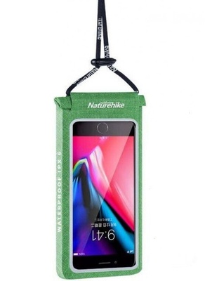 Гермочехол для смартфона Naturehike 3D IPX6 6 inch NH18F005-S Green VG6927595729151 фото