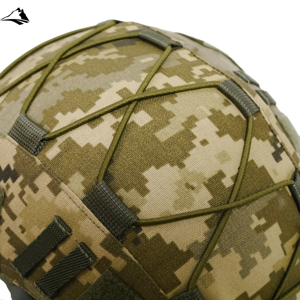 Кавер на шлем Kiborg FAST-1 cordura, пиксель, универсальный 7023 фото