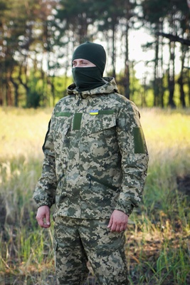 Тактическая куртка с капюшоном Рип-стоп, XS, Пиксель FS1380360 фото