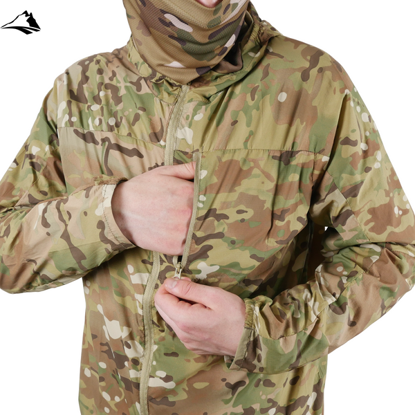 Летняя тактическая куртка-ветровка, мультикам, M 1191 фото