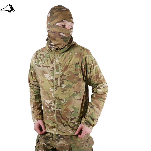 Летняя тактическая куртка-ветровка, мультикам, M 1191 фото