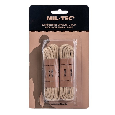 Шнурки Mil-Tec, коричневый, 180см SS28428 фото
