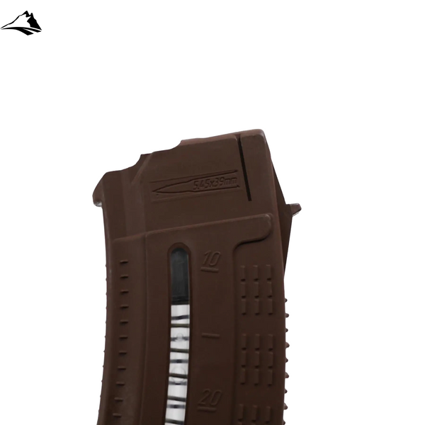 Магазин для АК коробчатый с окном для контроля количества заряда патронов коричневый, коричневый, универсальный 1206 фото