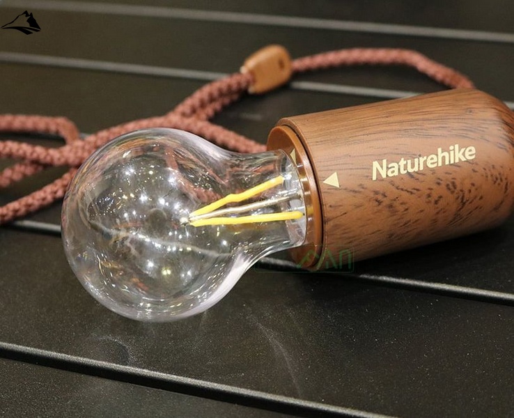 Фонарь кемпинговый Naturehike Bubble lamp 3A battery NH21ZM002 wood grain VG6927595783771 фото