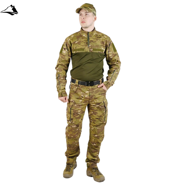 Комплект боевой (убакс+китель+штаны), мультицвет, S 1183 фото