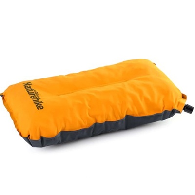 Самонадувающаяся подушка Naturehike Sponge automatic Inflatable Pillow UPD NH17A001-L Orange VG6927595746264 фото