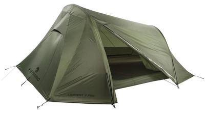 Палатка трехместная Ferrino Lightent 3 Pro, оливковая, трехместная SVA928977 фото