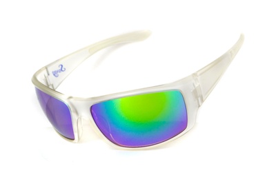 Очки защитные Swag Chill'n (G-Tech™ green), зеркальные сине-зеленые 4ЧИЛЛ-94 фото