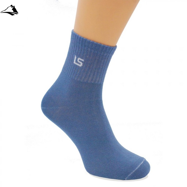 Шкарпетки гладкі середньої висоти, ТМ "Leostep", білий, 38-40 3000214029 фото