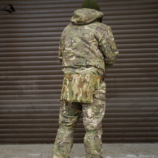 Тактичний каремат-сидушка Kiborg М Кордура, мультикам, M 8205 фото