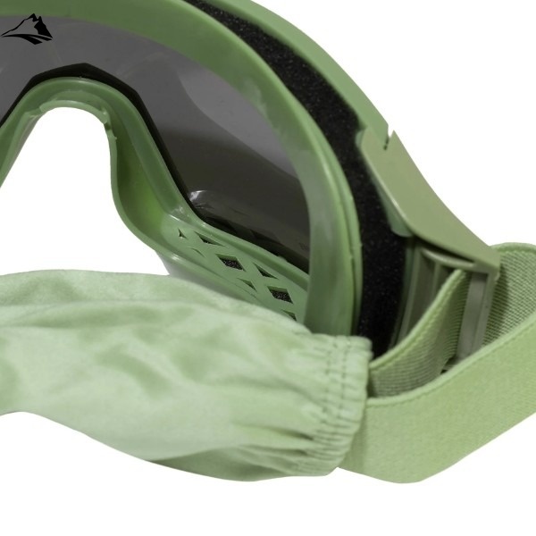 Защитные тактические очки-маска Daisy со сменными стеклами, оливковый, универсальный. 7040 фото