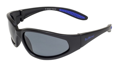 Очки поляризационные BluWater Samson-2 Polarized (gray) черные *** 4ШАРК-20П фото