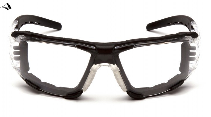 Очки защитные с уплотнителем Pyramex Fyxate (clear) H2MAX Anti-Fog, прозрачные 2ФИКС-10 фото