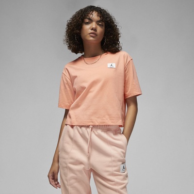 Женская футболка Jordan Essentials Women's Boxy, розовый DO5038-693 фото