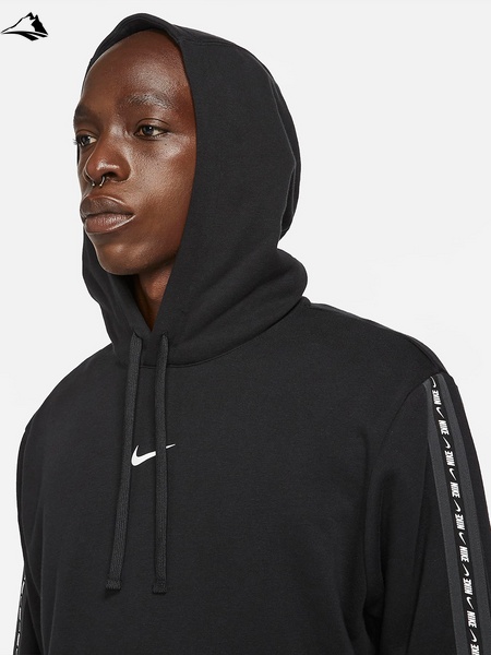 Кофта мужская Nike Fleece Pullover Hoodie, черный, M DM4676-014 фото