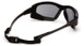 Очки защитные с уплотнителем Pyramex Highlander-PLUS (gray) Anti-Fog, черные 2ХАИЛ-20П фото 4
