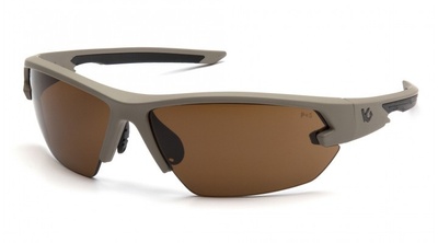 Очки защитные Venture Gear Tactical Semtex Tan (bronze) Anti-Fog, коричневые в камуфлированной оправе 3СЕМТ-50 фото