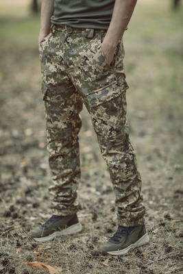 Зимові військові штани Soft Shel (софтшел), 44, Піксель FS1368309 фото
