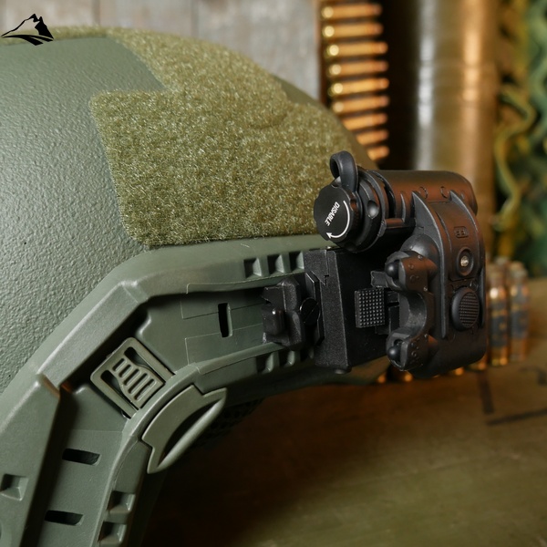 Тактический фонарик на шлем с креплением MPLS CHARGE, черный, универсальный 7056-Ч фото