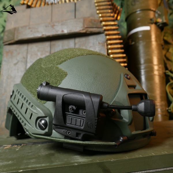 Тактический фонарик на шлем с креплением MPLS CHARGE, черный, универсальный 7056-Ч фото