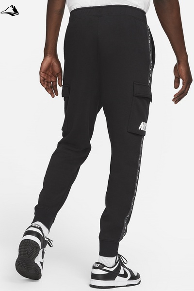 Брюки мужские Nike M Nsw Repeat Flc Cargo Pant, черный, L DM4680-014 фото