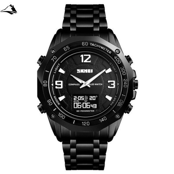 Годинник Skmei Kompass Pro, чорний, універсальний SS25070 фото