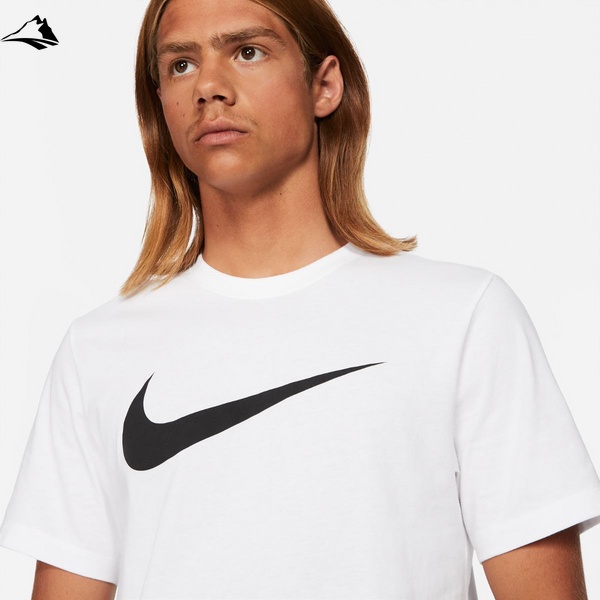 Футболка чоловіча Nike Nsw Icon Swoosh T- Shirt, чорний, L DC5094-100 фото