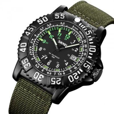 Часы Skmei Strong, зеленые, универсальные SS28930 фото