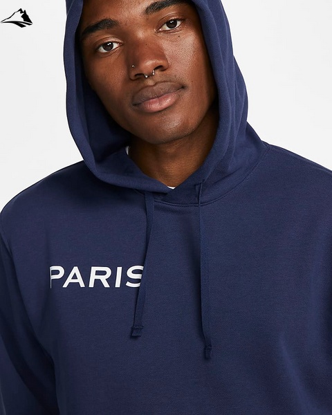 Кофта мужская Nike Paris Saint-Germain Gfa Fleece Hoodie, синий, M DN1317-410 фото
