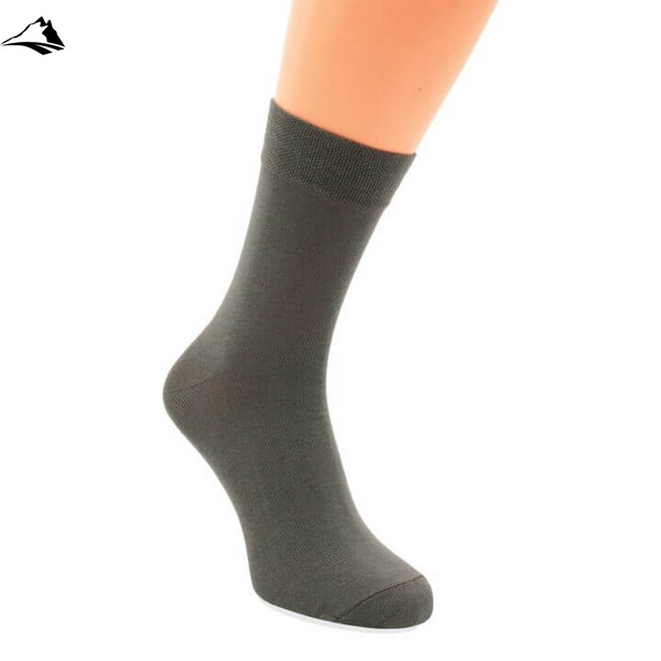 Шкарпетки гладкі класичні, ТМ "Leostep", світло-сірий, 35-37 3000115229 фото