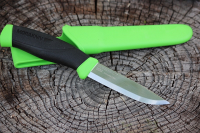 Нож Morakniv Companion, зеленый, универсальный SS17402 фото