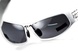 Очки защитные Global Vision BAD-ASS-1 Silver (gray) черные в металлической оправе 1БЕД1-СМ20 фото 3