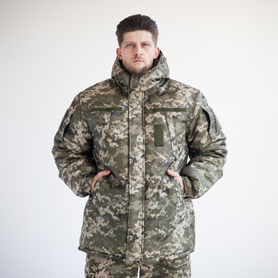 Куртка Grifon Ukrainian Military FLIS (ППЛП-З22) плащівка посилена, 46, Піксель UAF1967575 фото