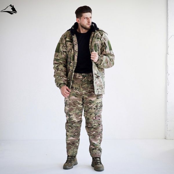 Зимовий комплект: Бушлат тактичний на флісі + Штани тактичні Apex GEN-II на флісі, 48, Мультикам UAF1968731 фото