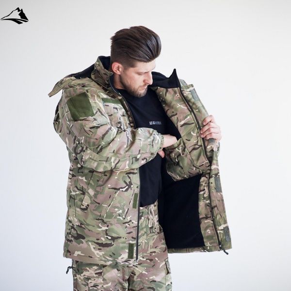 Зимовий комплект: Бушлат тактичний на флісі + Штани тактичні Apex GEN-II на флісі, 48, Мультикам UAF1968731 фото