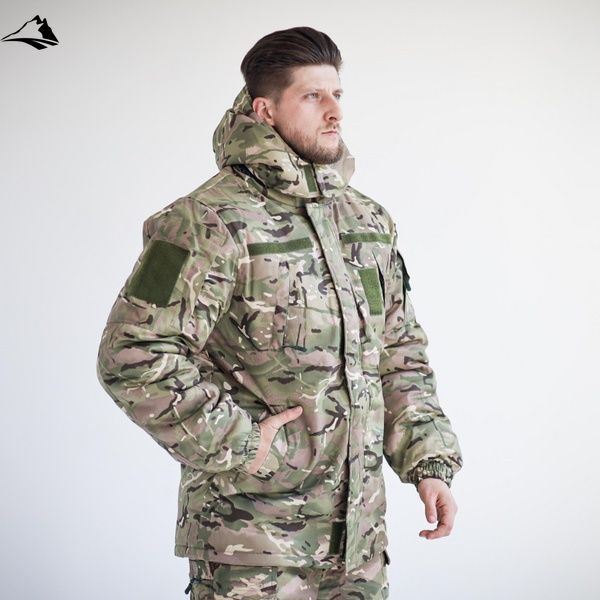 Зимовий комплект: Бушлат тактичний на флісі + Штани тактичні Apex GEN-II на флісі, 48, Мультикам UAF1968731 фото